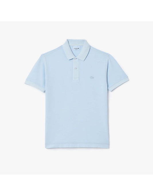 Camisa Polo Lacoste Classic-Fit Masculina em Natural Dye Blue