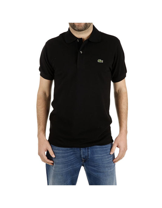 Camisa polo preta Lacoste