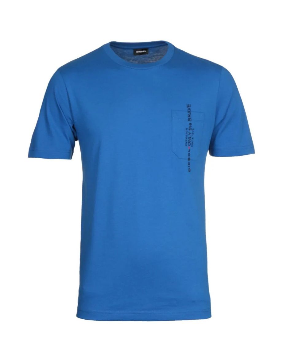 Camiseta de bolsillo Diesel T-Just Azul para hombre