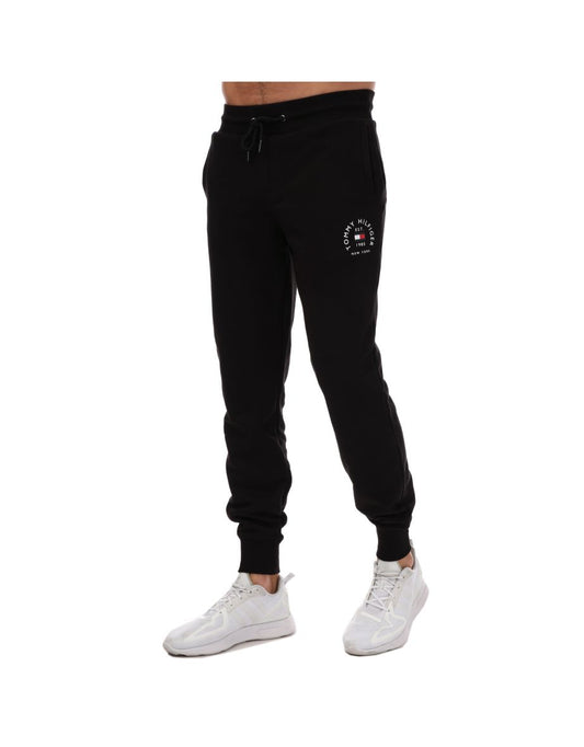 Pantaloni da jogging Tommy Hilfiger Modern Varsity da uomo in nero