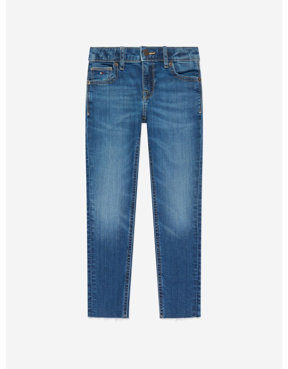 Jeans Nora Skinny Fit da bambina in blu