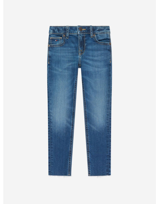 Jeans Nora Skinny Fit da bambina in blu