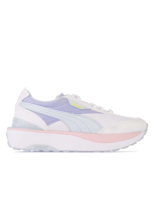 Zapatillas Puma Cruise Rider Silky, Blanco, Niña