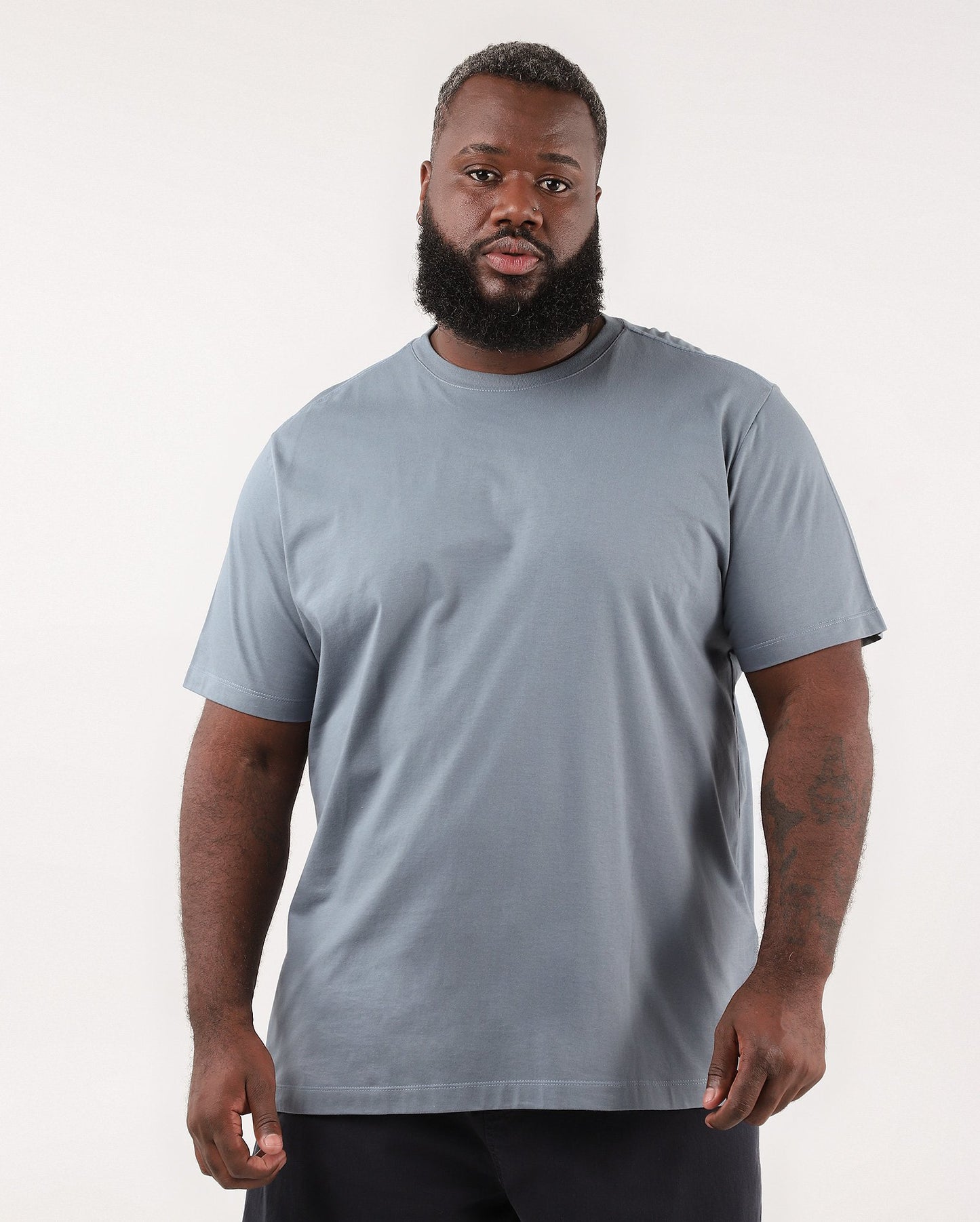 Camiseta masculina plus size básica regular azul Original Plus da Riachuelo