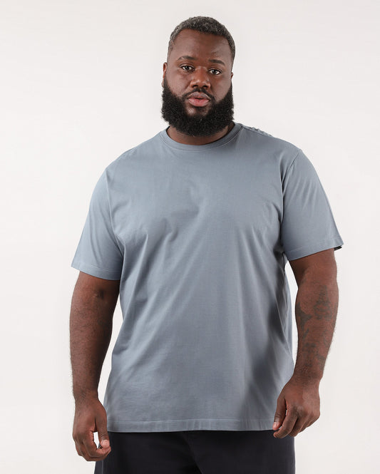Camiseta masculina plus size básica regular azul Original Plus da Riachuelo