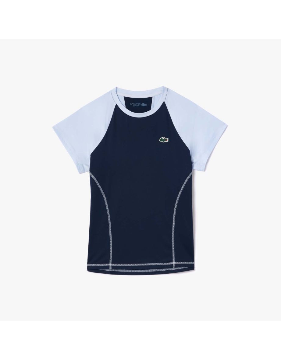 Maglietta Lacoste Sport Slim-Fit Ultra Dry Stretch Donna - Blu