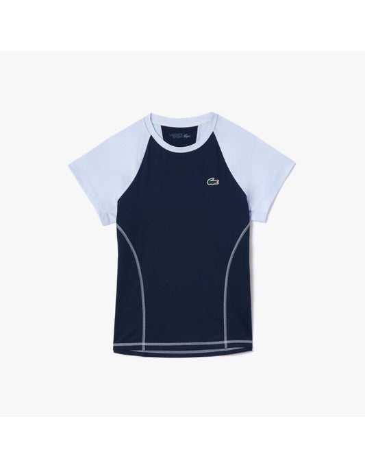 Maglietta Lacoste Sport Slim-Fit Ultra Dry Stretch Donna - Blu