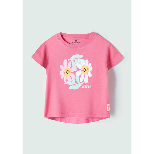 Blusa estampada para menina pequena