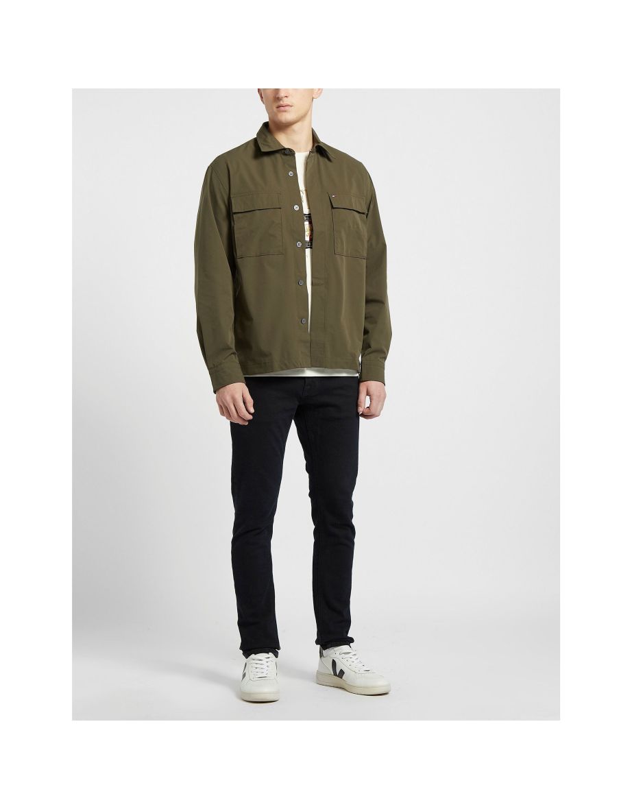 Sobrecamisa Utility Verde Tommy Hilfiger Hombre