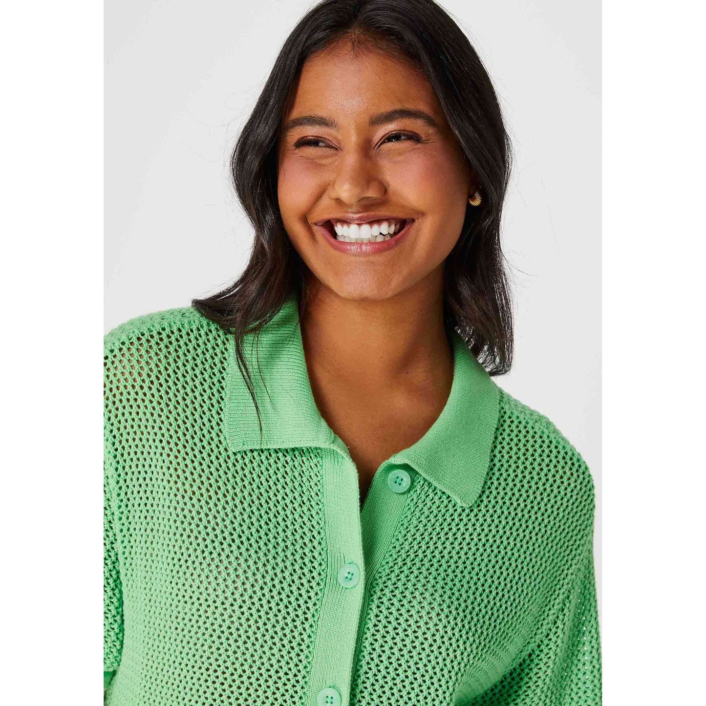 Camisa de punto de manga corta para hombre