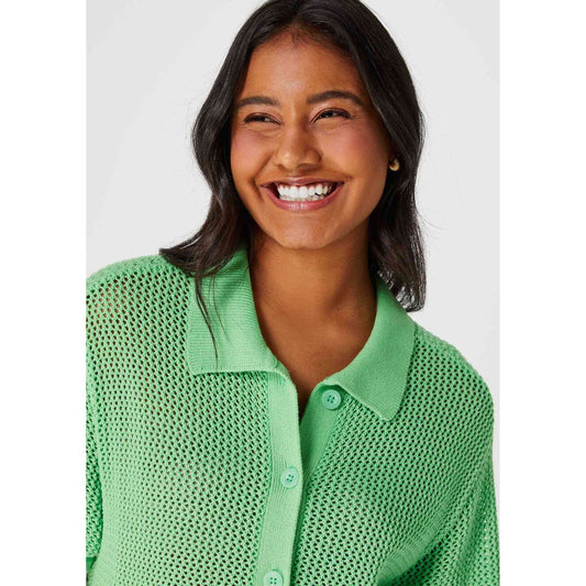 Camisa de punto de manga corta para hombre