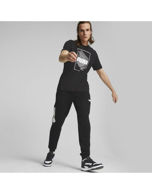 Puma Power Logo Sweatpants FL Colore: Puma Black