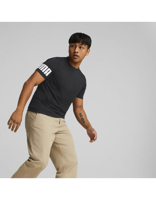 Camiseta Puma Power Cat em preto