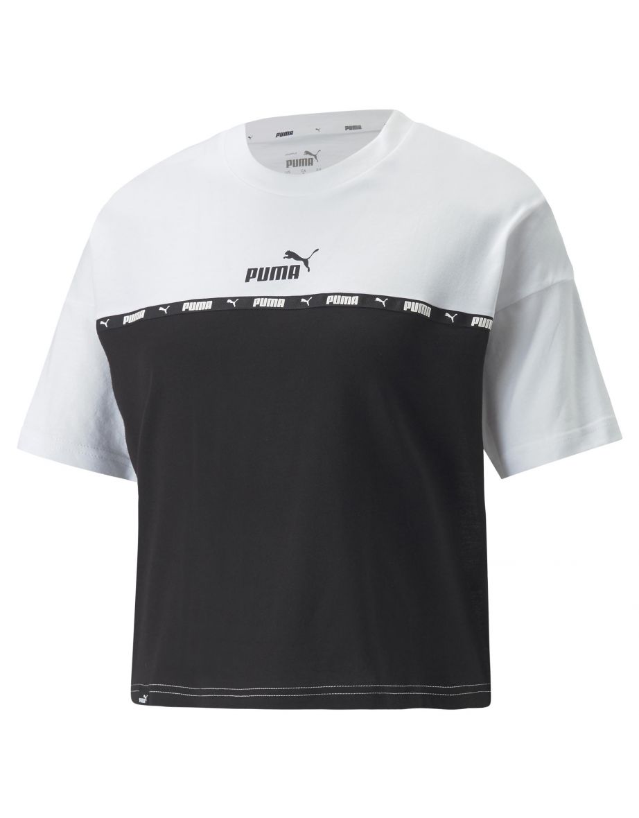 Maglietta Puma Power Tape in bianco