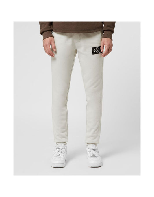Joggers Calvin Klein Monogram Badge da uomo in grigio