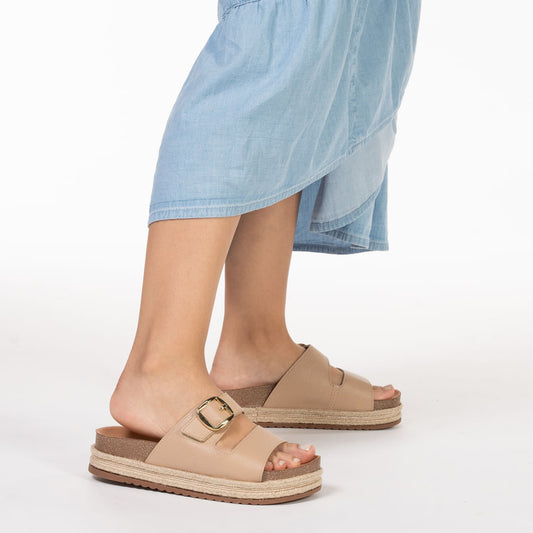 Women's Wedge Sandals with Buckle Straps by Beira Rio
