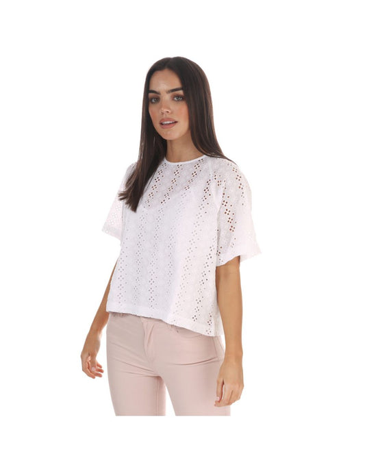 Maglietta Levi's Mia a maniche corte da donna in bianco