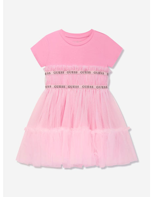 Abito in tulle rosa per bambine