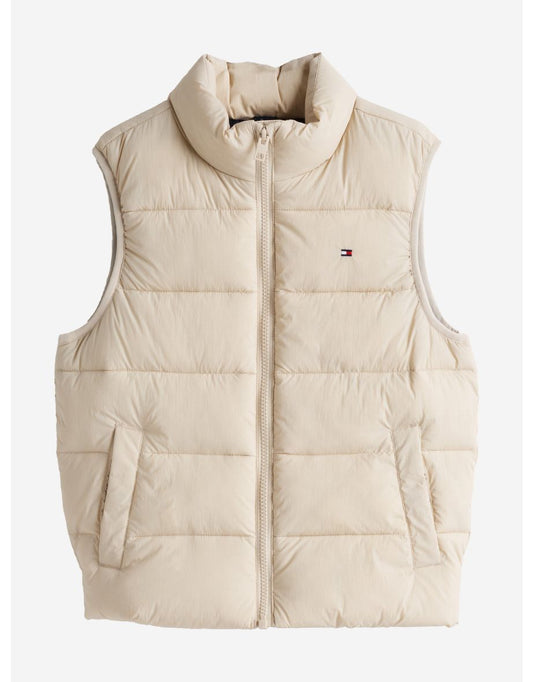 Chaleco acolchado infantil beige