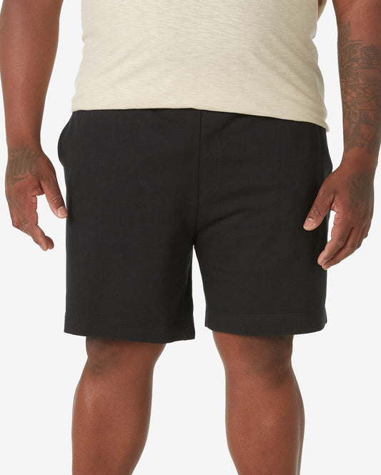 Pantaloncini felpati neri Plus Size da uomo - Allman by Riachuelo