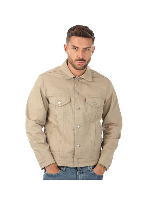 Chaqueta Levi's Vintage Fit Trucker Crema para hombre