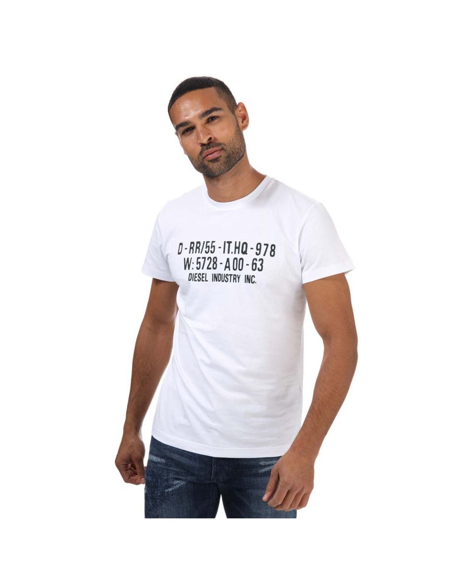 Camiseta de hombre Diesel T-Diego S2 Blanca