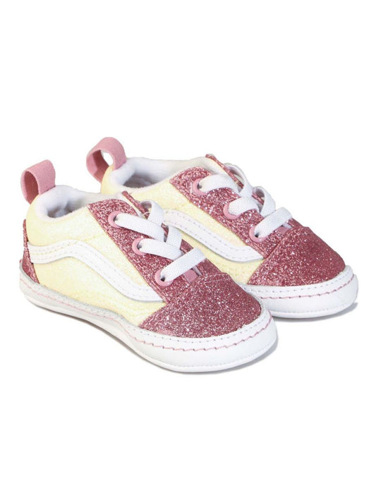 Zapatillas Vans Baby Old Skool Crib de niña en amarillo