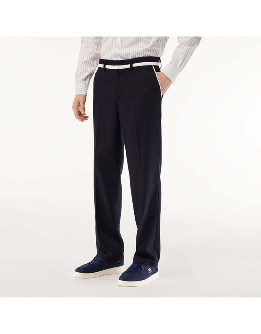 Pantaloni da tuta Lacoste da uomo dal taglio dritto con dettaglio distintivo in blu
