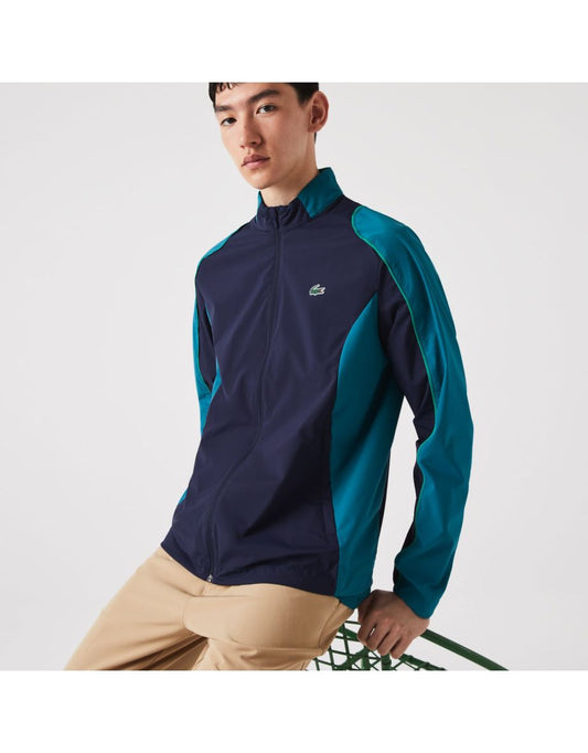 Jaqueta Lacoste Sport Packable Golf para homens em azul