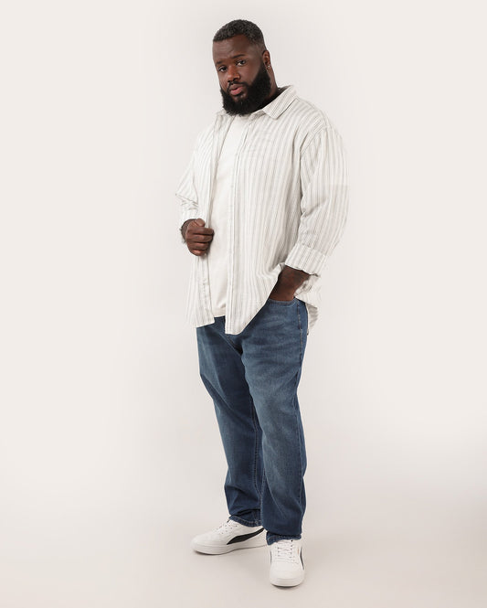 Calça jeans masculina Plus Size Slim Fit Faded Jeans | Pool Jeans