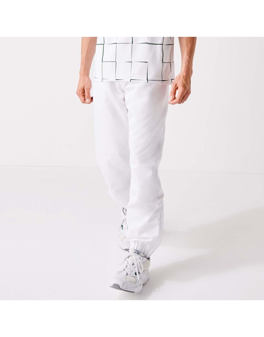 Pantaloni da corsa Lacoste Sport Classic White da uomo