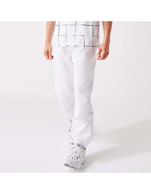 Pantaloni da corsa Lacoste Sport Classic White da uomo