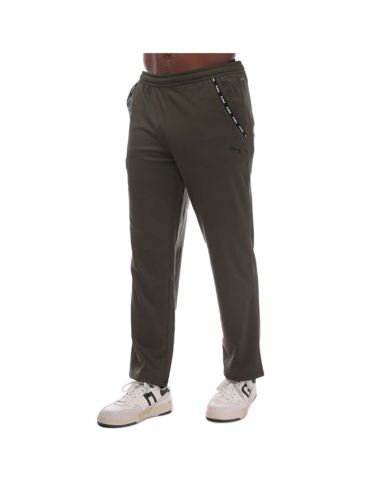 Calça masculina Puma Fit Taped PWRFleece Lite Joggers - Verde