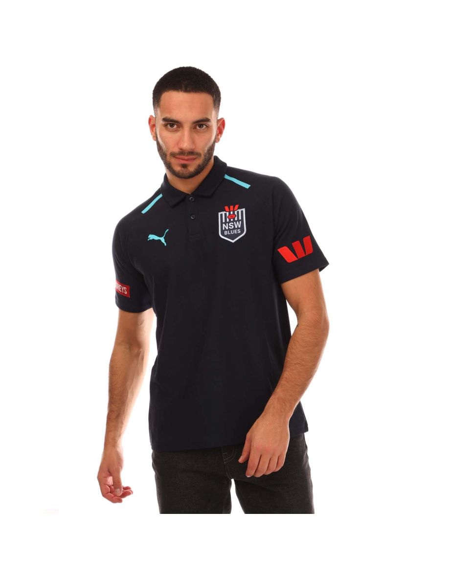 Camisa polo masculina da equipe Puma NSW Blues 2024 - Azul