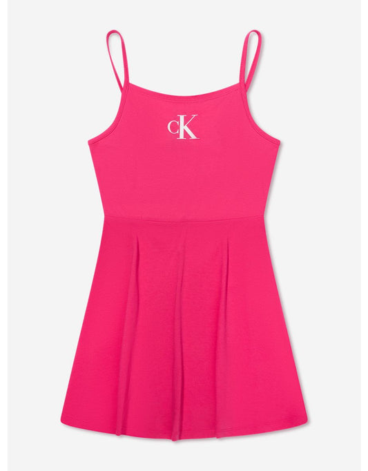 Vestido de praia rosa para meninas