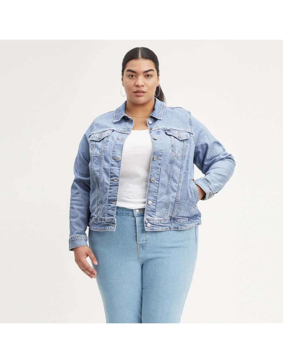 Giacca Levi's Original Trucker donna taglie forti in blu