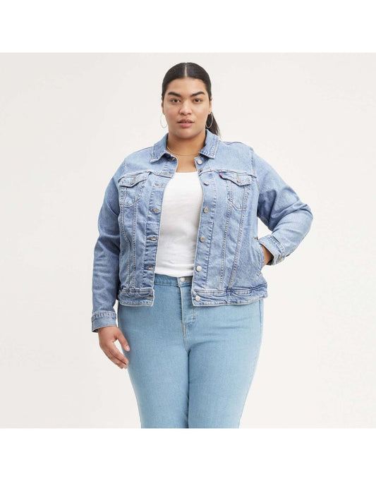 Giacca Levi's Original Trucker donna taglie forti in blu