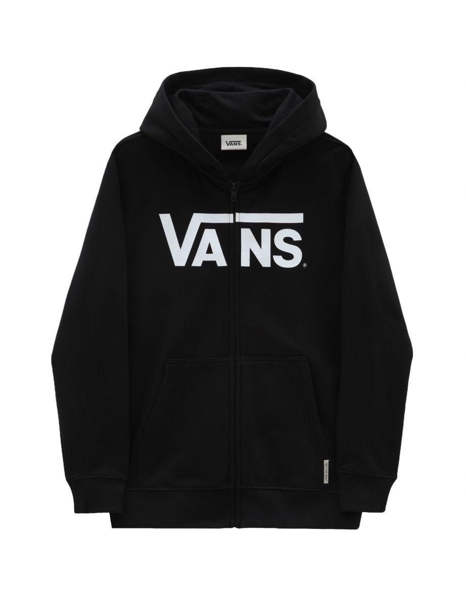 Vans Kids Classic Full Zip Hooded Sweatshirt - Black