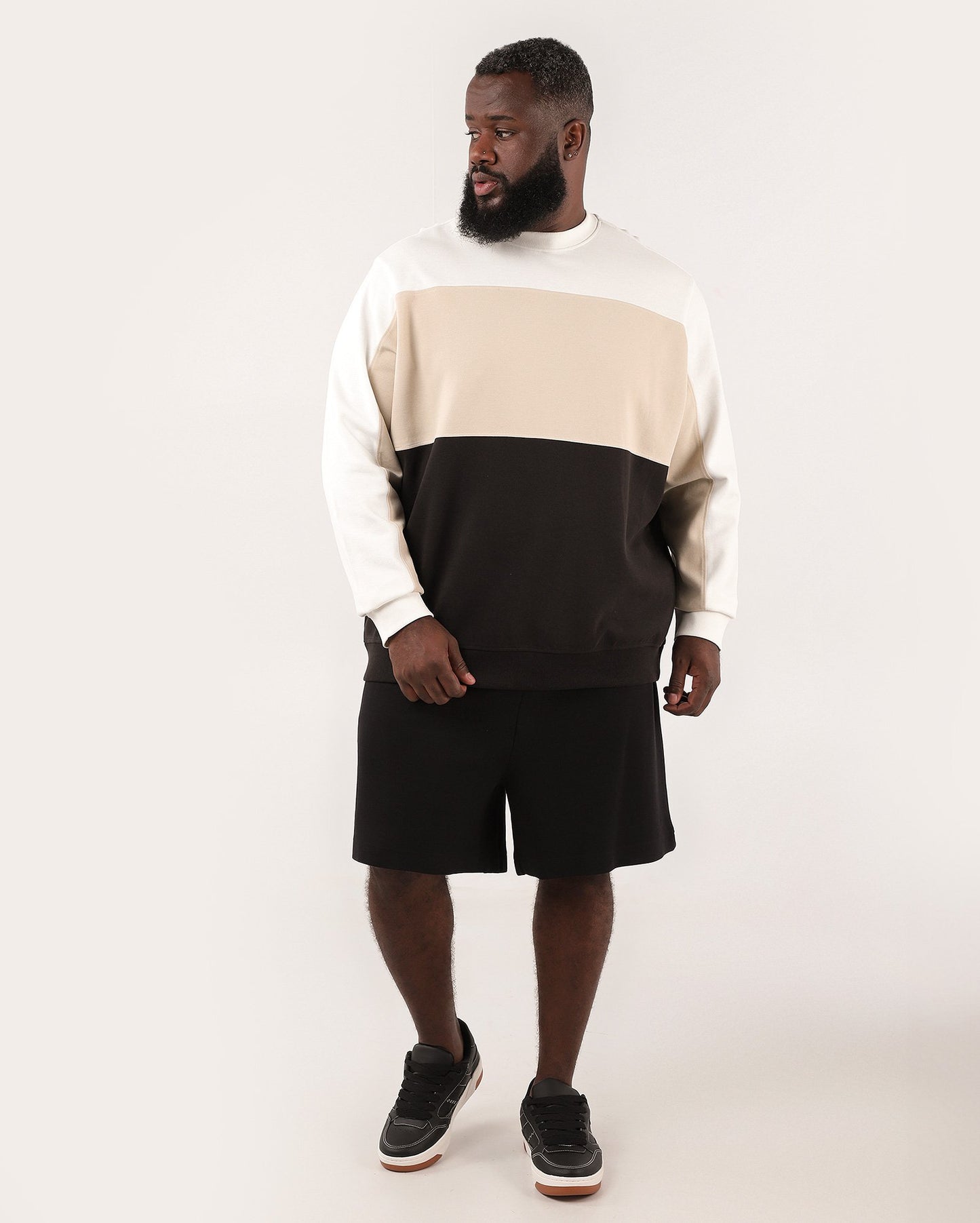 Pantalones cortos de chándal negros para hombre | Original Plus by Riachuelo