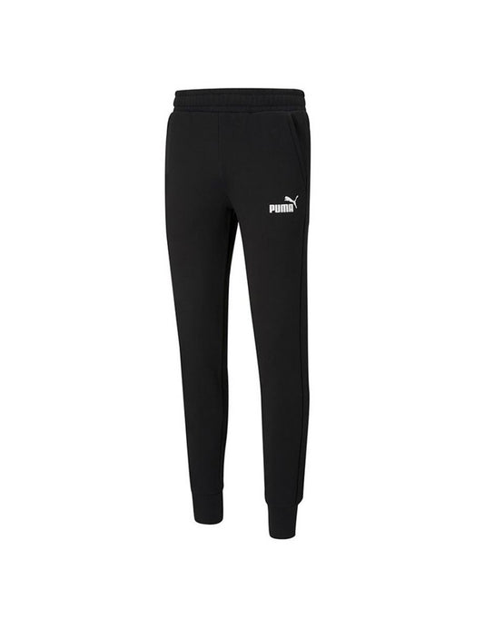 Pantaloni da allenamento Puma Essentials Logo Uomo Slim Fit Fleece in nero