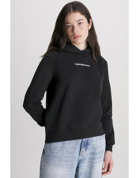 Felpa con cappuccio Calvin Klein Jeans Institutional Regular