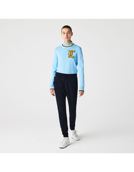 Joggers in pile leggero Lacoste da donna in blu