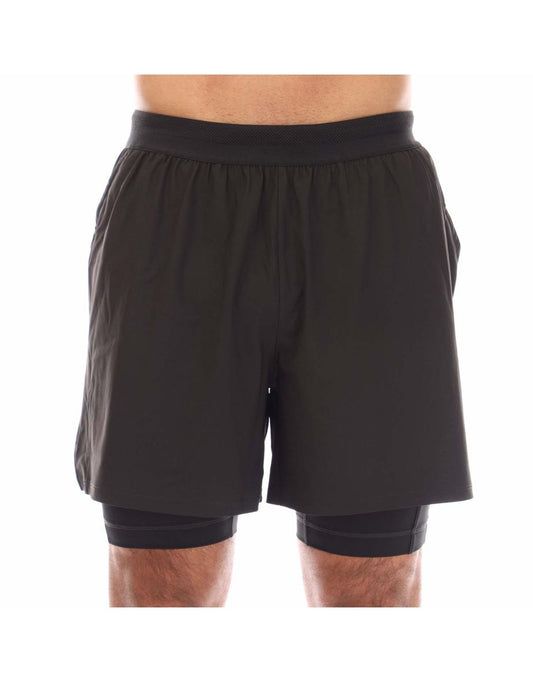 Shorts Puma Train 7" Stretch 2 em 1 para homens em preto