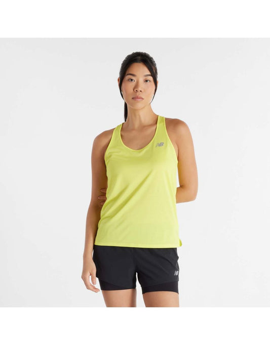 Canotta New Balance Sport Essentials Yellow Donna