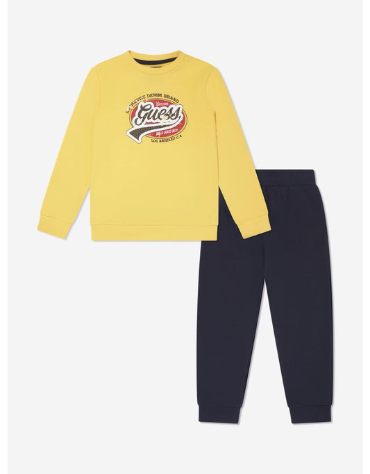 Yellow Boys' Logo Tracksuit