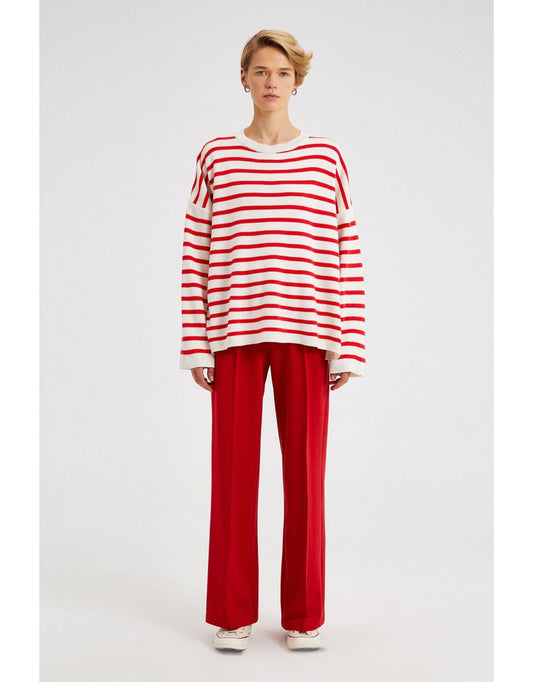 Maglione a righe