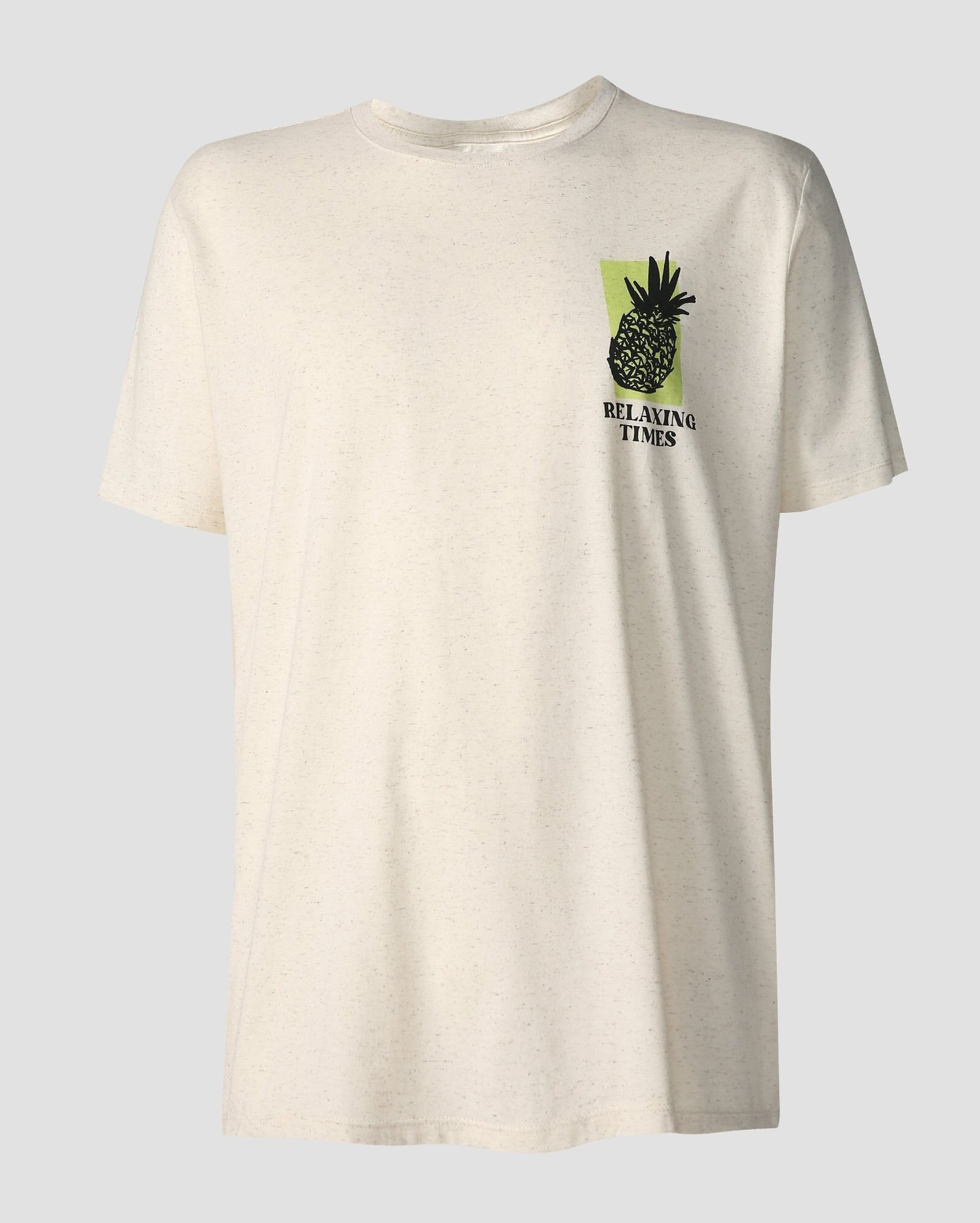 Men's Plus Size Off-White T-Shirt "Relaxing Times" | Allman By Riachuelo