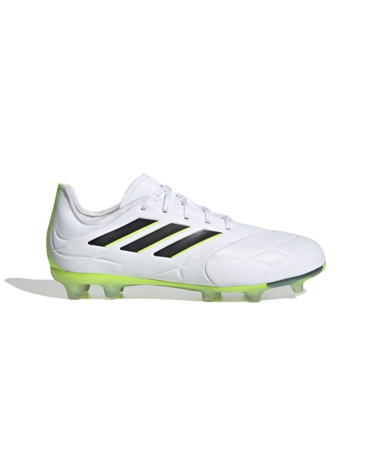 Chuteiras de futebol adidas Copa Pure.1 FG para meninos em branco