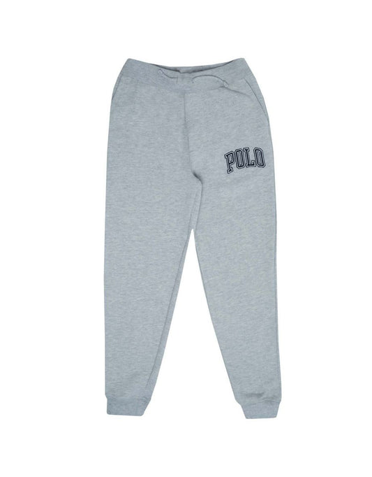 Joggers Ralph Lauren Junior Logo Fleece em cinza para meninos
