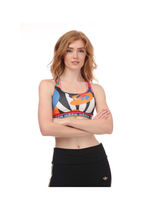 Reggiseno sportivo adidas FARM Rio Medium Support Donna - Blu
